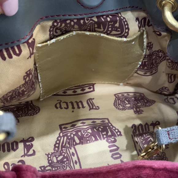 Juicy Couture Y2K 2000s “Juicy Is For Life” Velour Shoulder Bag - Picture 9 of 11
